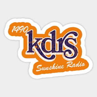 KDRS "Sunshine Radio" Sticker